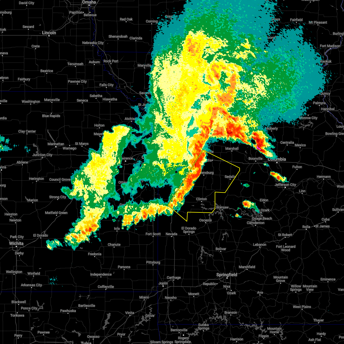 Interactive Hail Maps Hail Map for Emma, MO