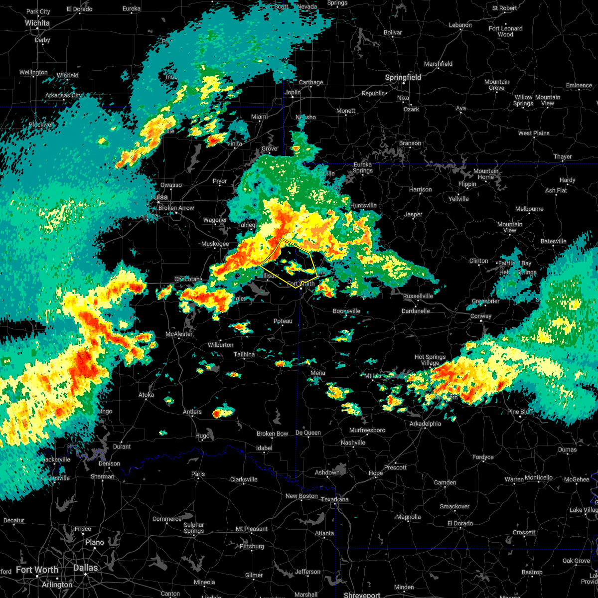 Interactive Hail Maps Hail Map for Roland, OK