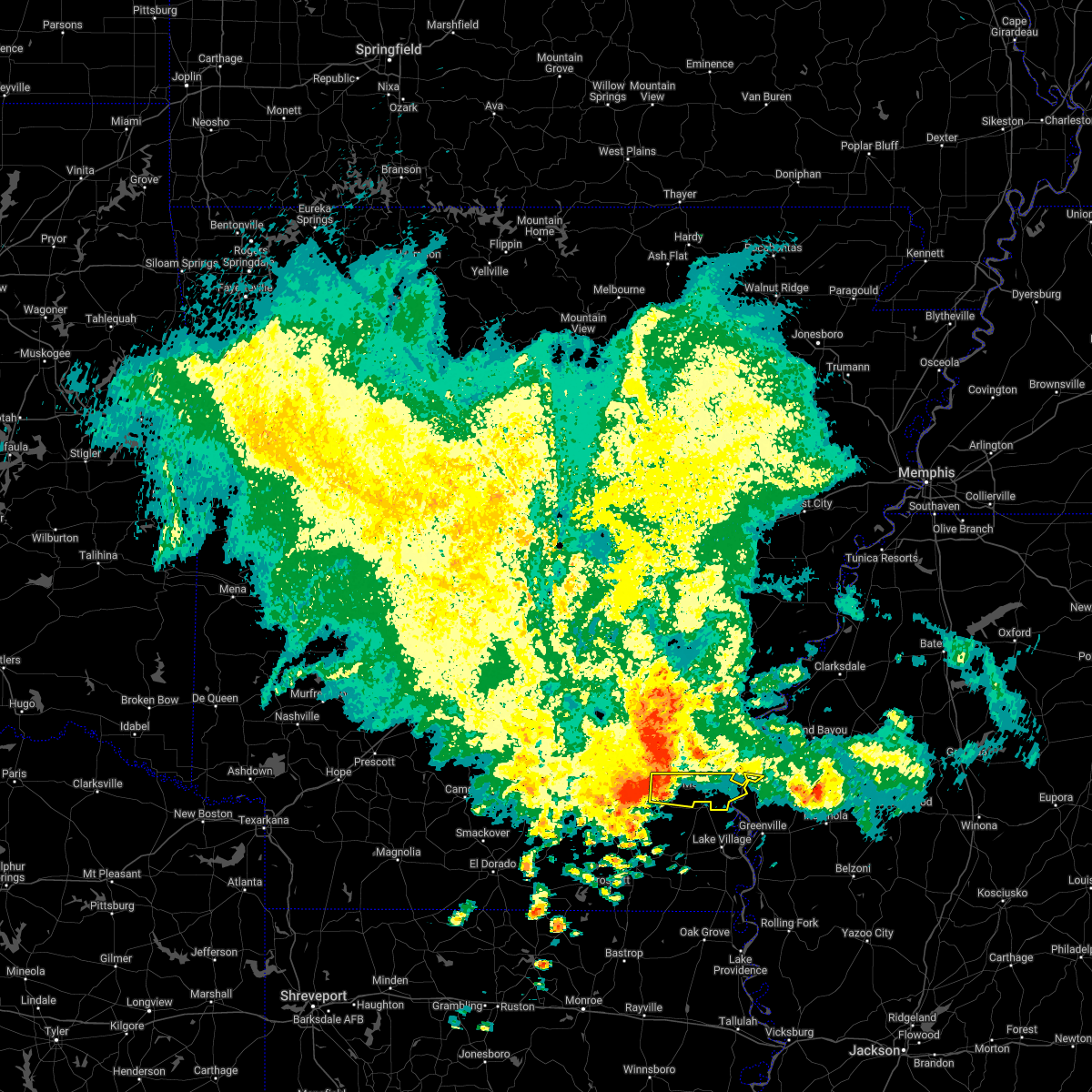 Interactive Hail Maps Hail Map for Arkansas City, AR