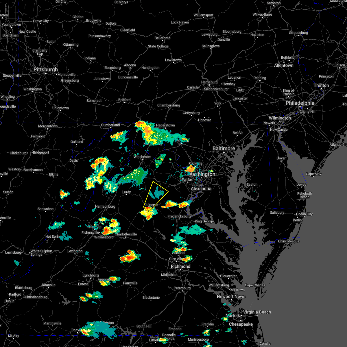 Interactive Hail Maps Hail Map for Warrenton, VA