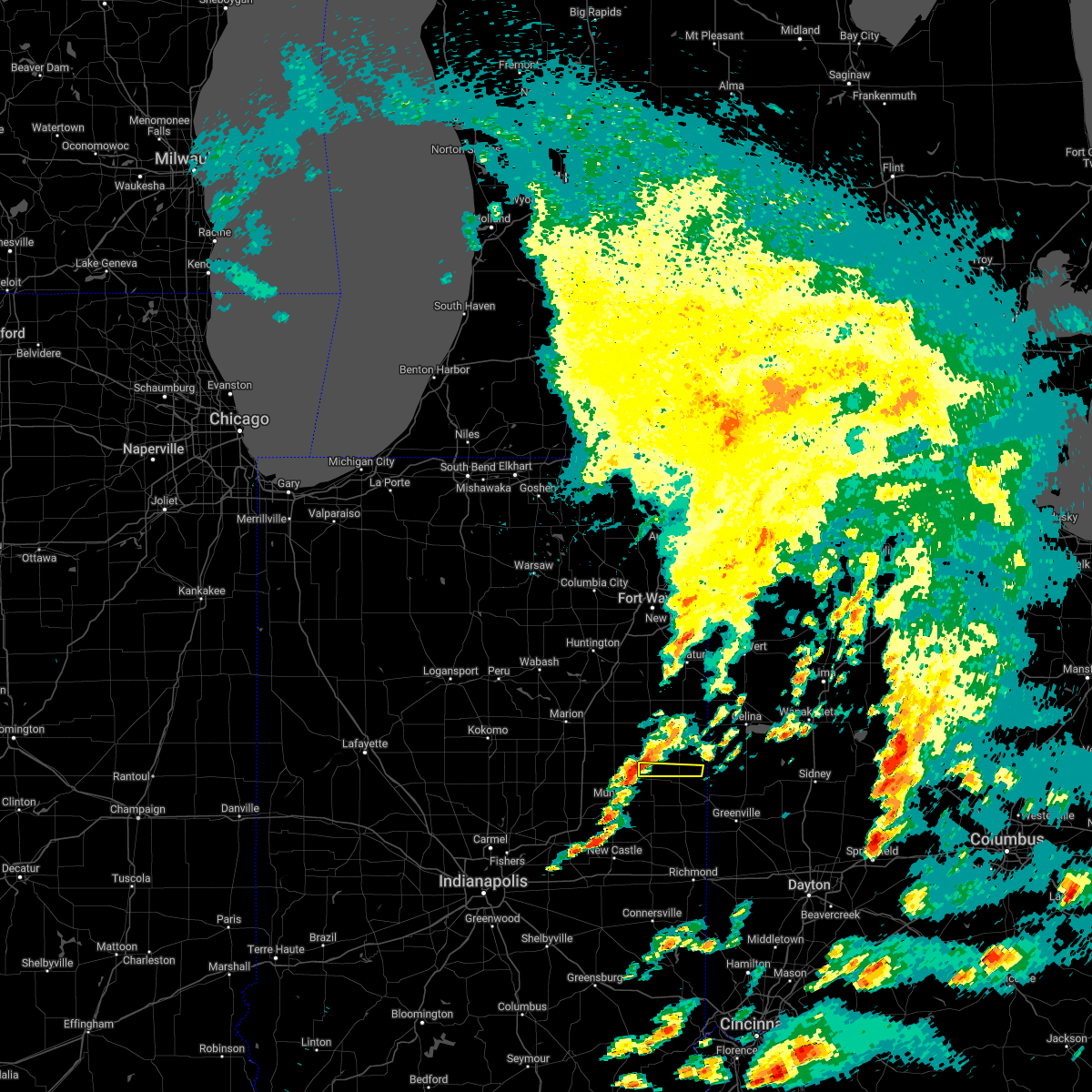 Interactive Hail Maps Hail Map for Albany, IN