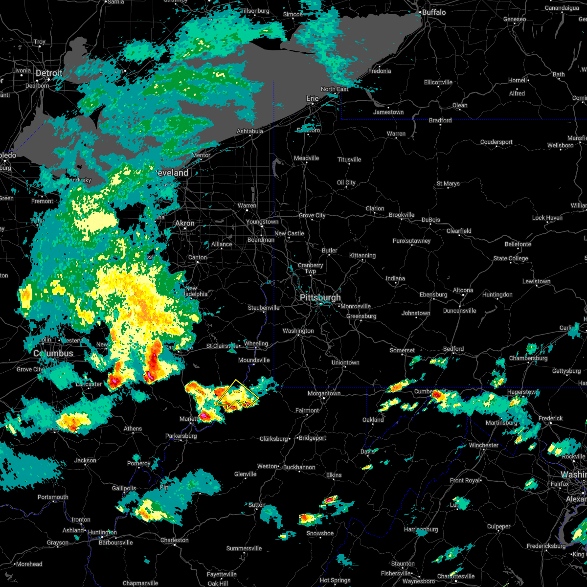 Interactive Hail Maps Hail Map for Sardis, OH