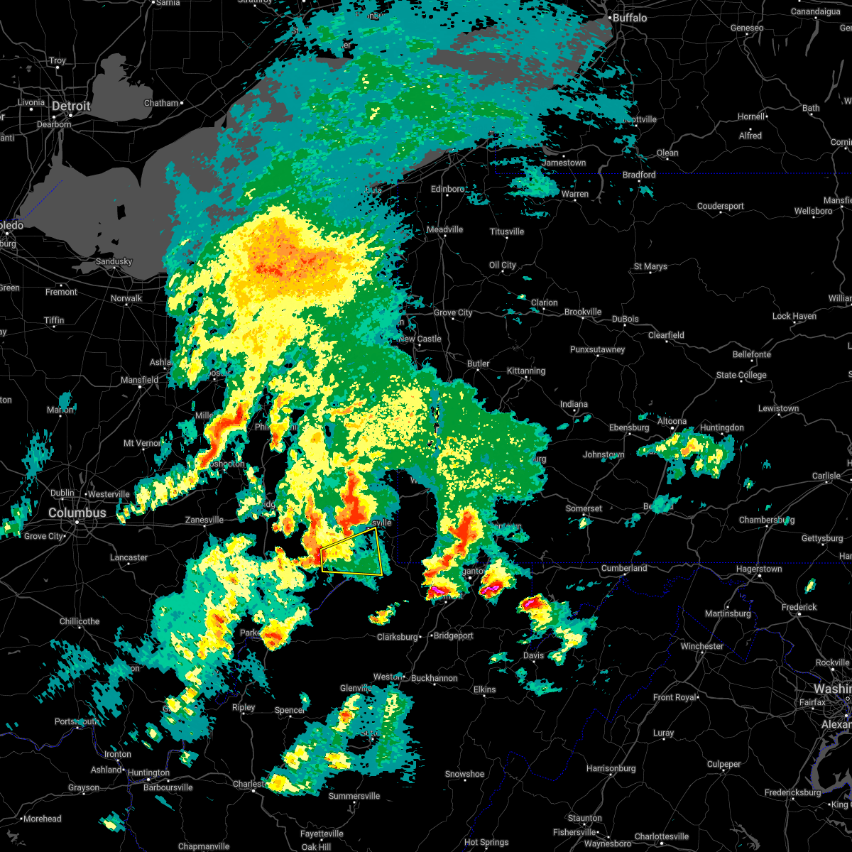 Interactive Hail Maps Hail Map for New Martinsville, WV