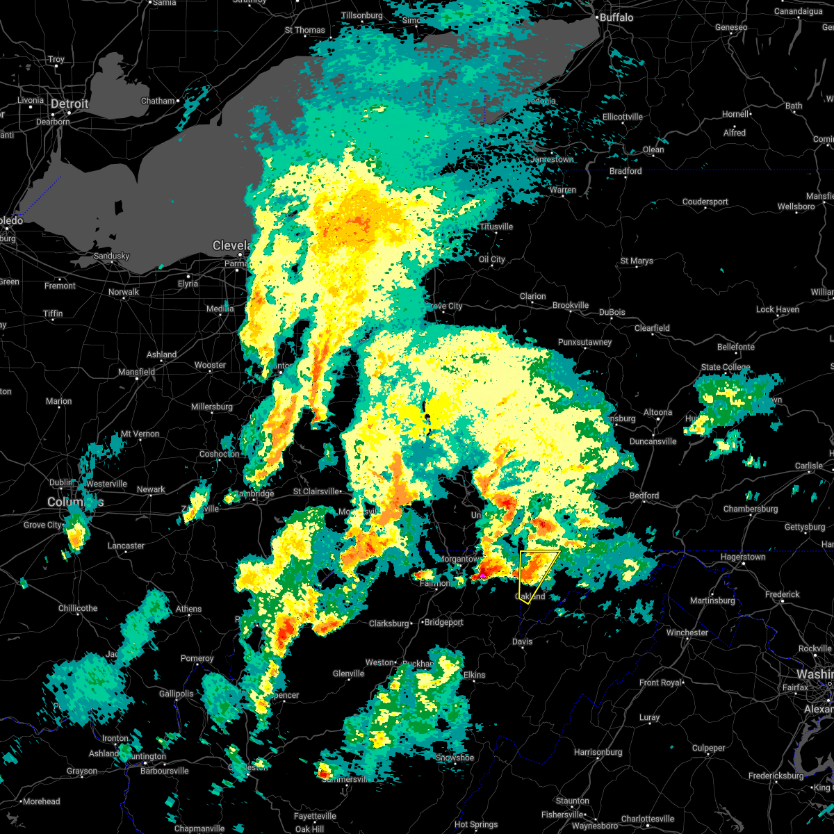Interactive Hail Maps Hail Map for Oakland, MD