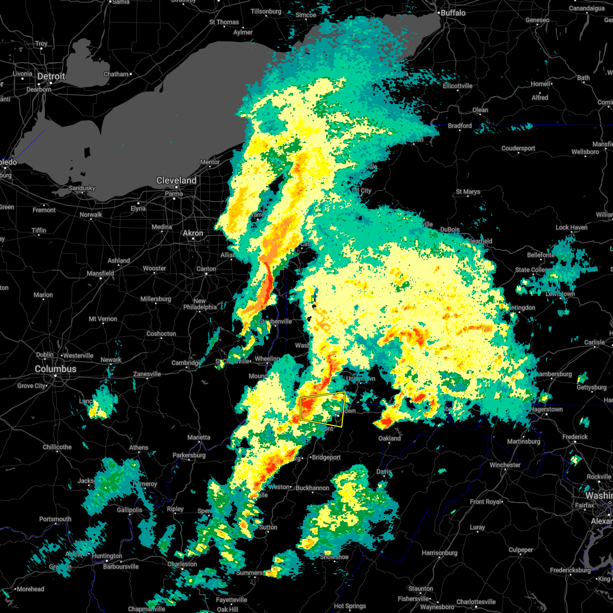 Interactive Hail Maps Hail Map for WV