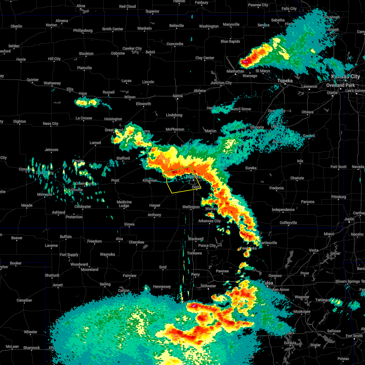 Interactive Hail Maps Hail Map for Wichita, KS