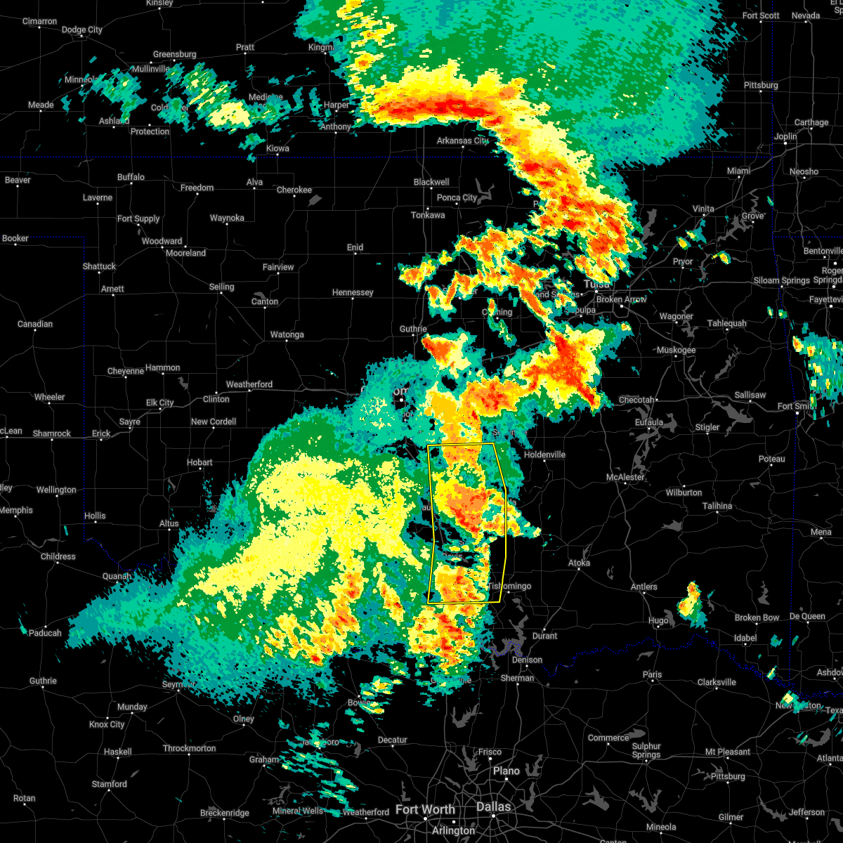 Interactive Hail Maps Hail Map for Ravia, OK