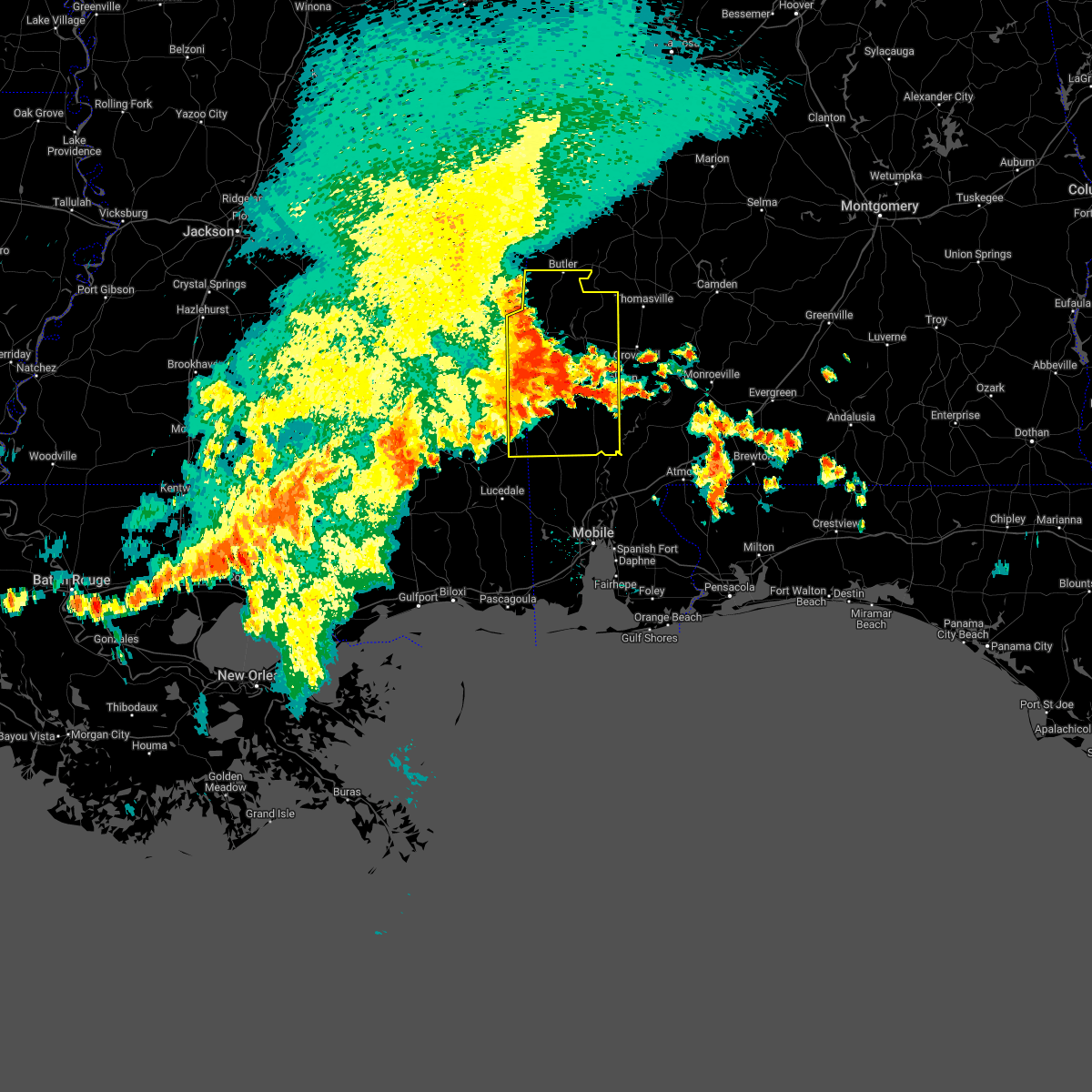 Interactive Hail Maps Hail Map for McIntosh, AL