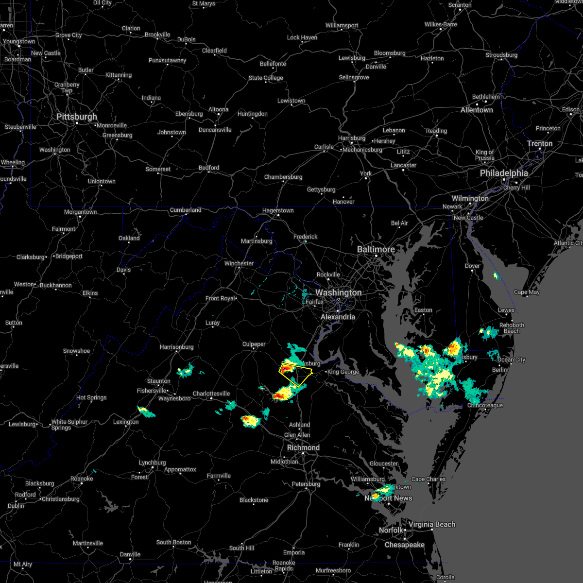 Interactive Hail Maps Hail Map for Fredericksburg, VA