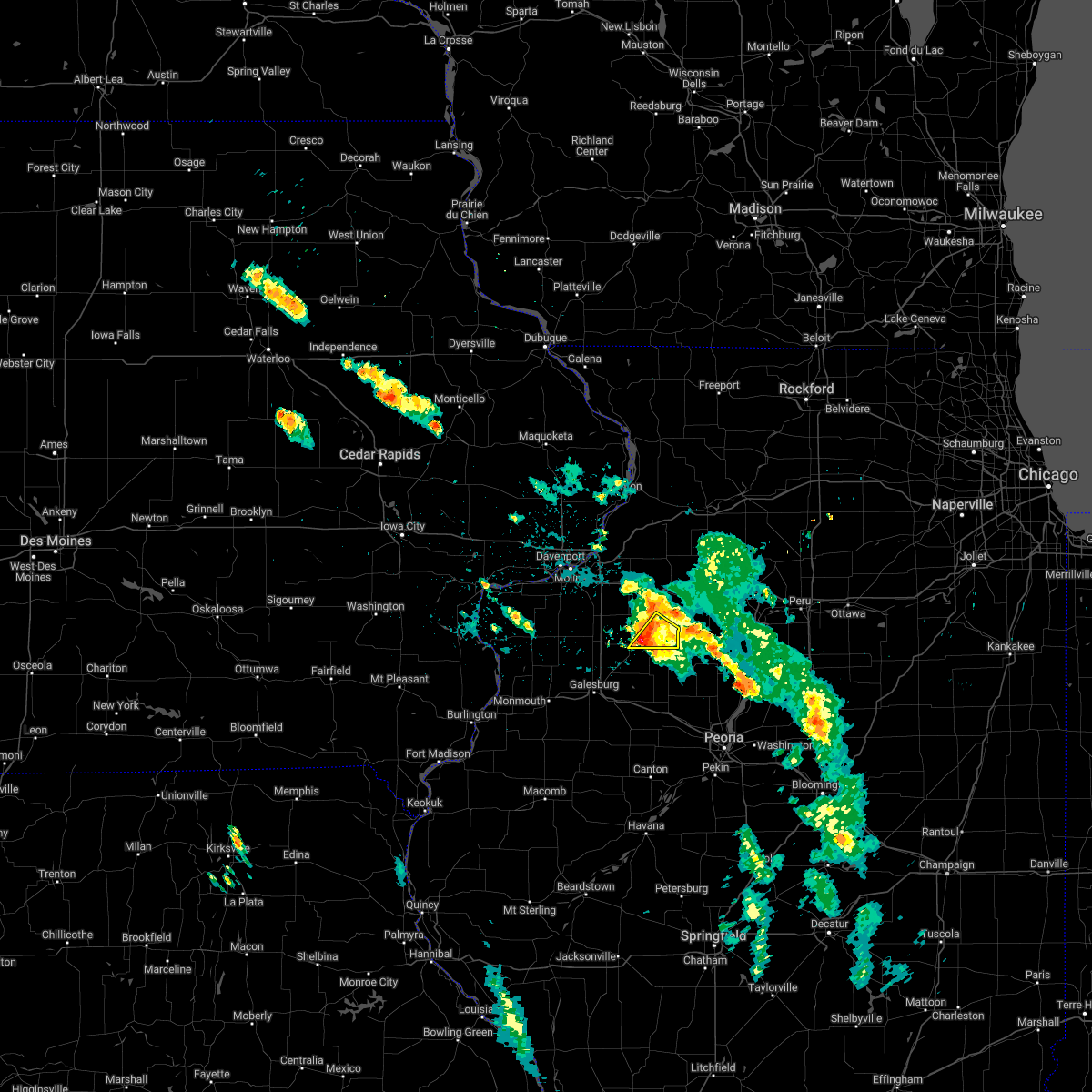 Interactive Hail Maps Hail Map for Kewanee, IL