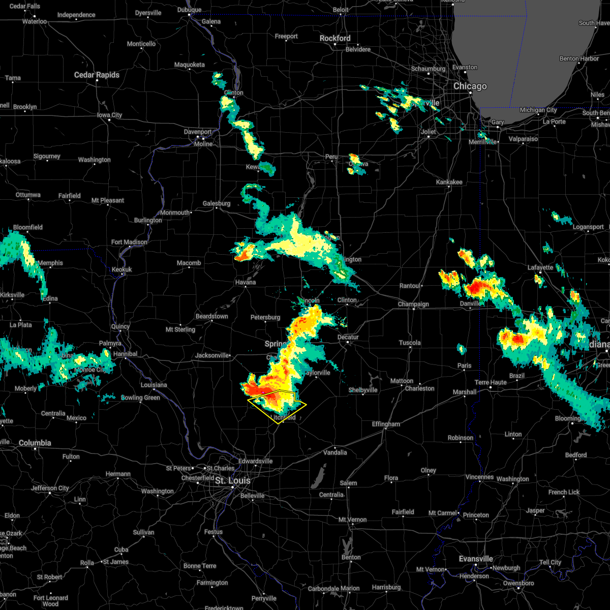 Interactive Hail Maps Hail Map for Hettick, IL