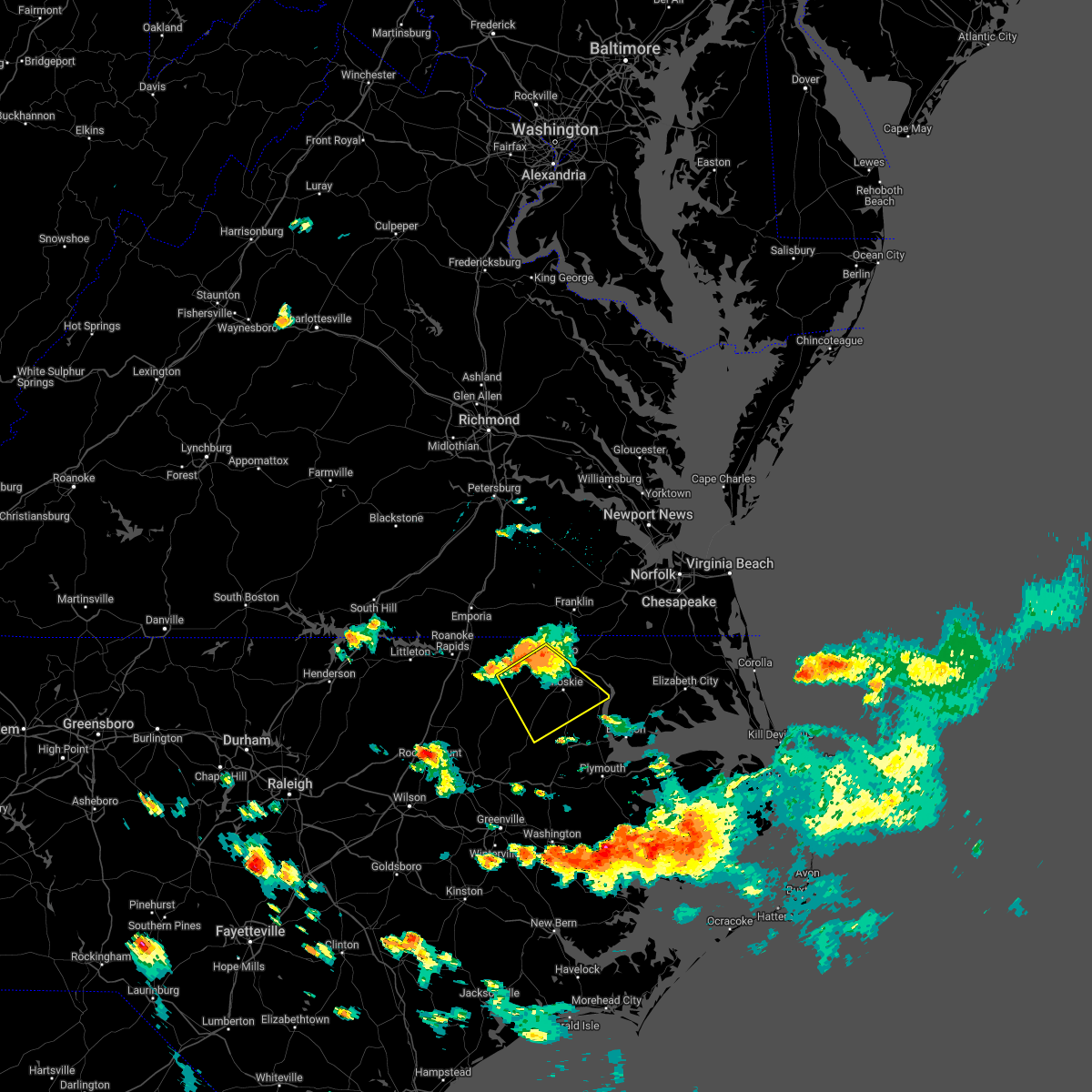 Interactive Hail Maps Hail Map for Aulander, NC