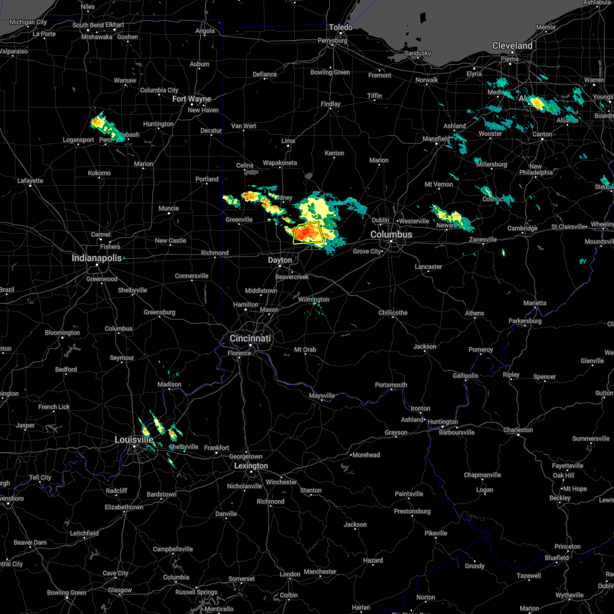 Interactive Hail Maps Hail Map for New Carlisle, OH