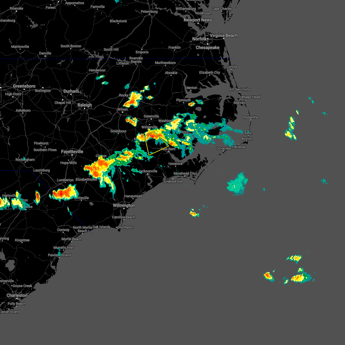Interactive Hail Maps Hail Map for Vanceboro, NC
