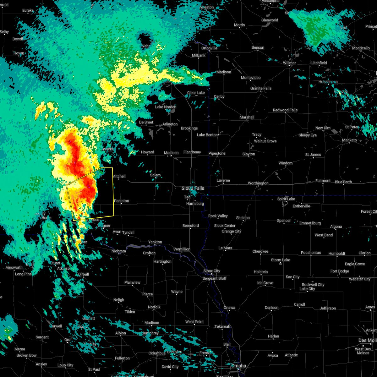Interactive Hail Maps Hail Map for Corsica, SD