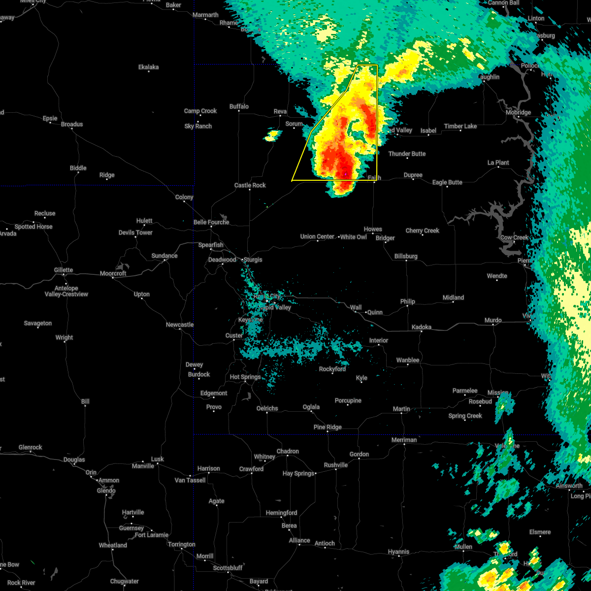 Interactive Hail Maps Hail Map for Lemmon, SD