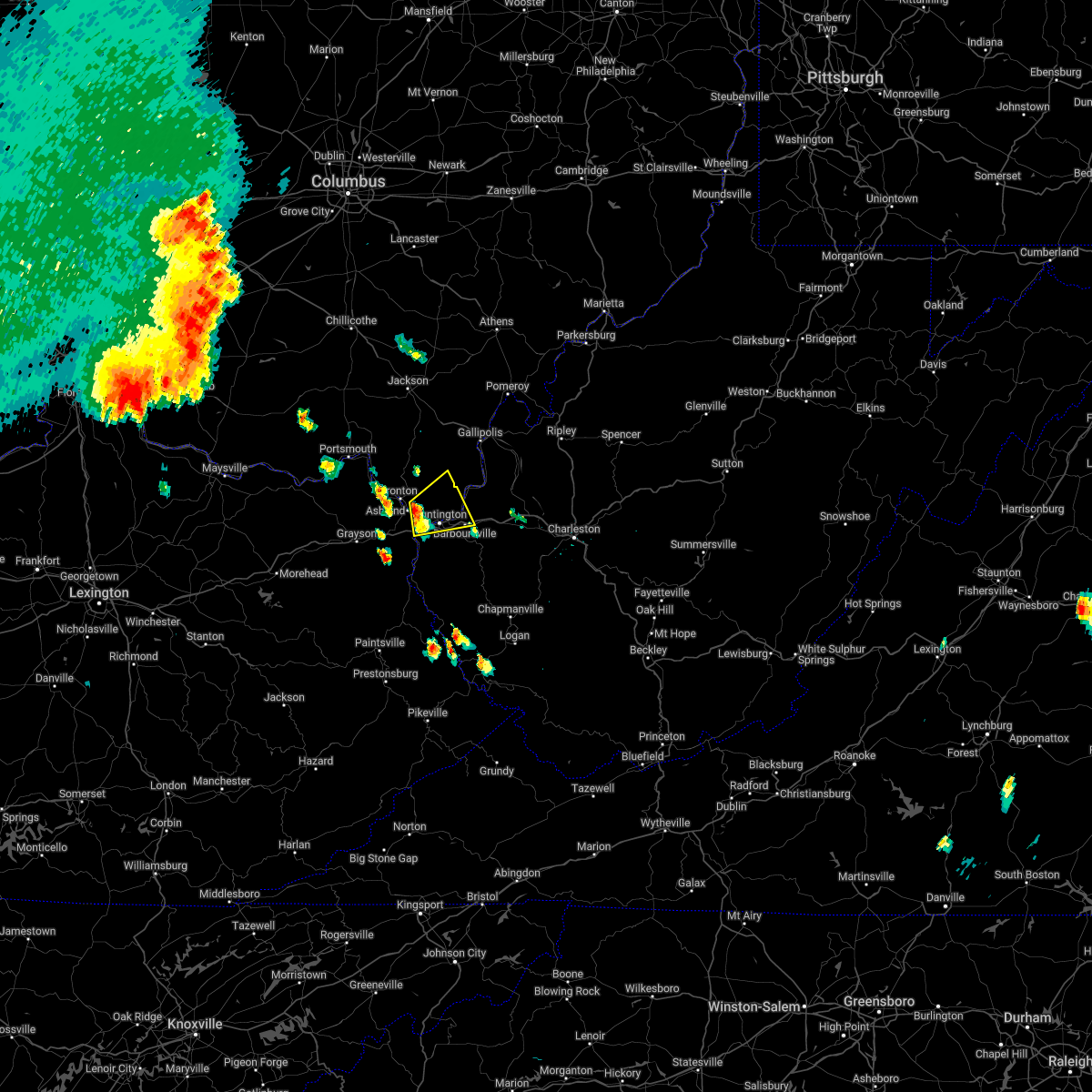Interactive Hail Maps Hail Map for Lesage, WV