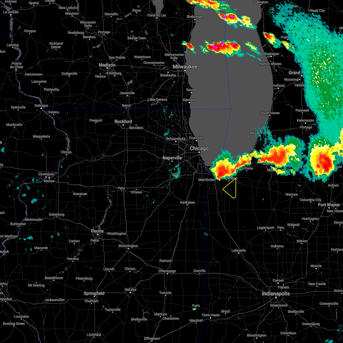 Interactive Hail Maps Hail Map for Valparaiso, IN