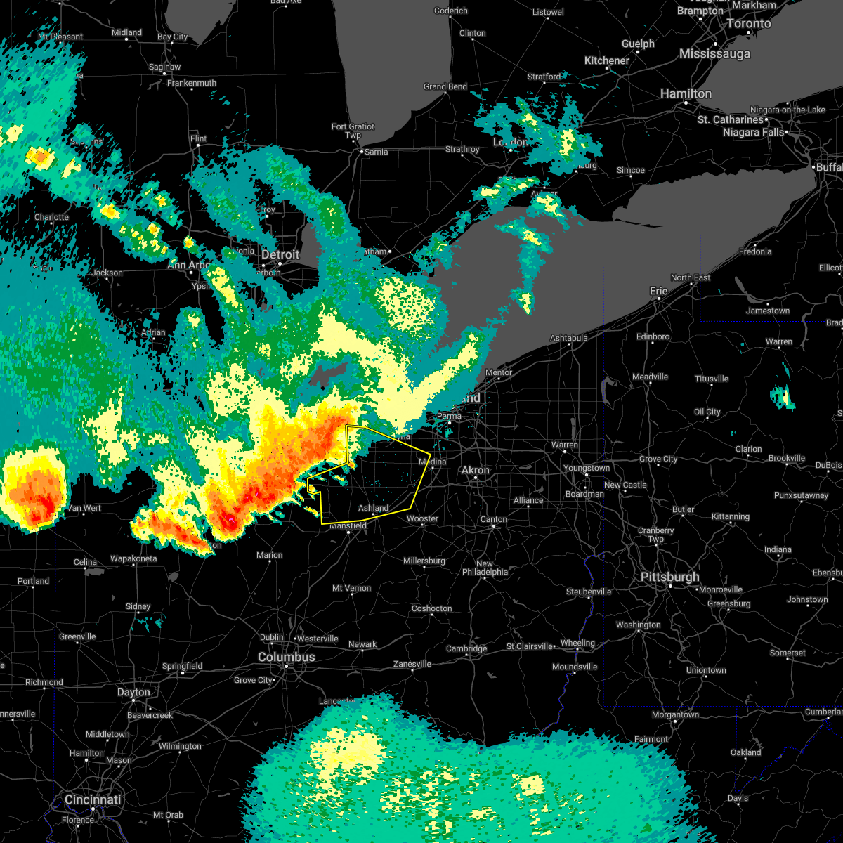 Interactive Hail Maps Hail Map for Greenwich, OH