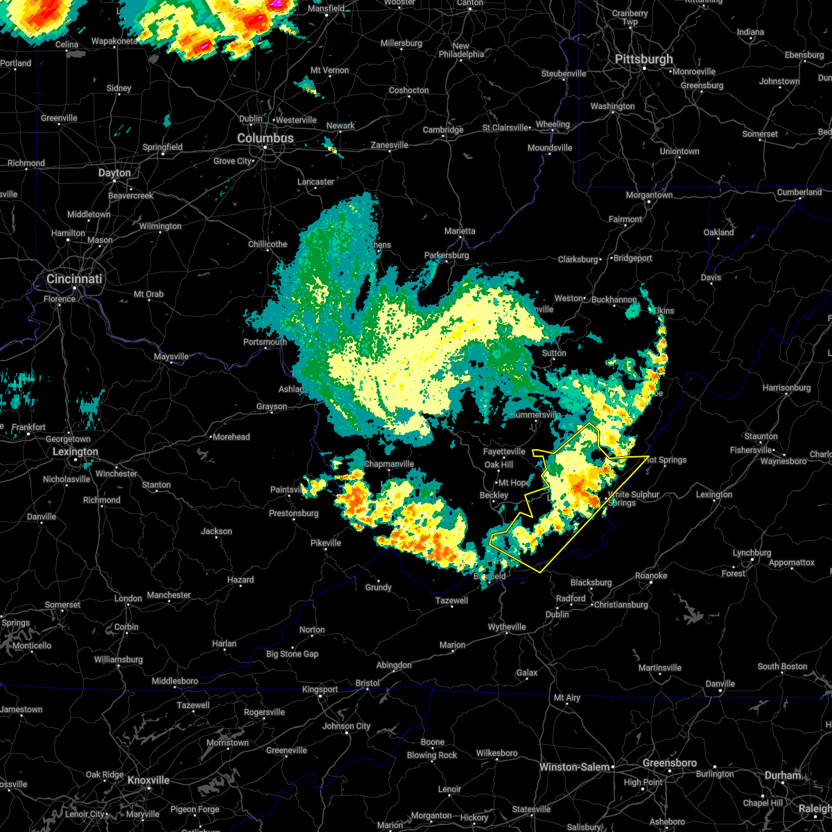Interactive Hail Maps Hail Map for Hinton, WV