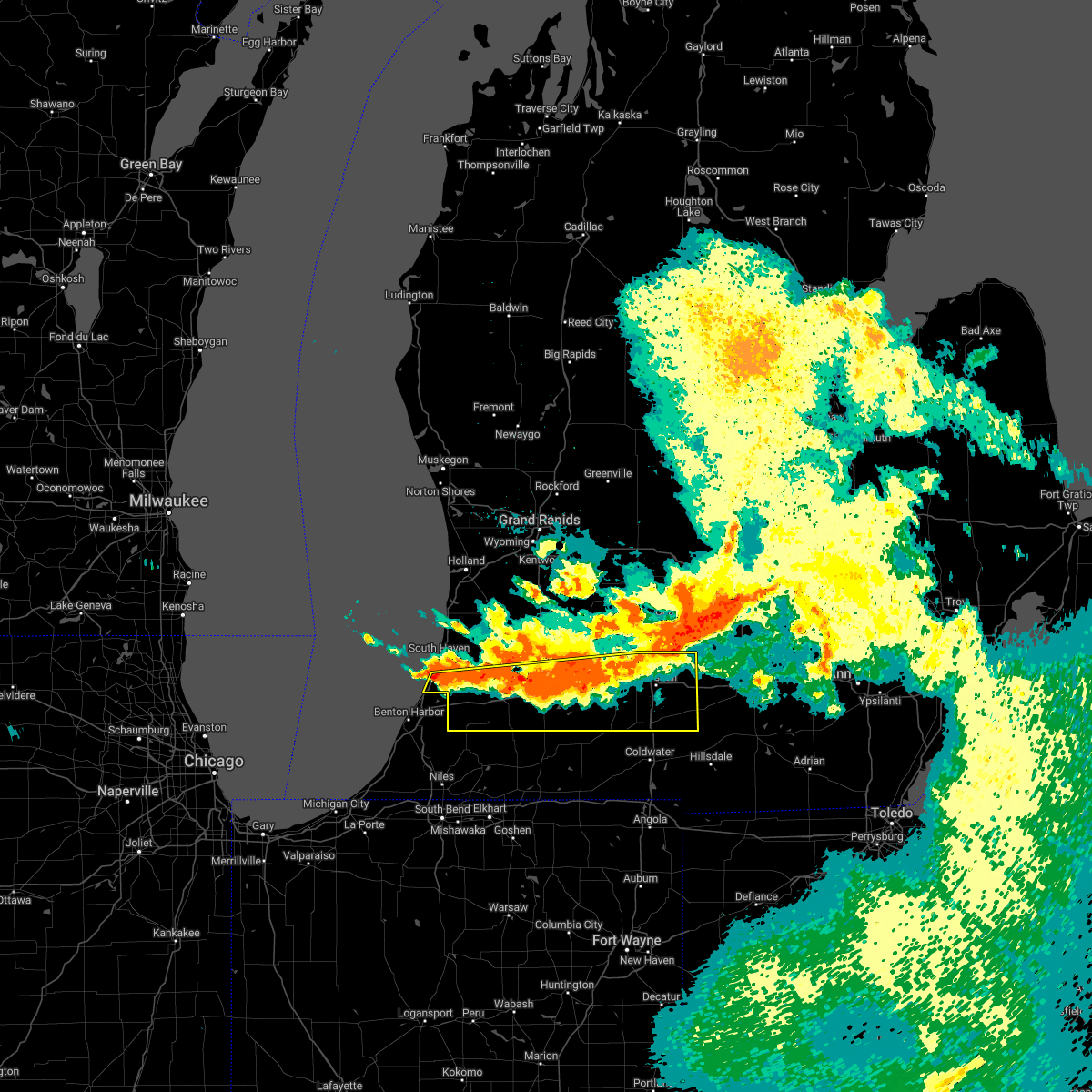 Interactive Hail Maps Hail Map for Kalamazoo, MI