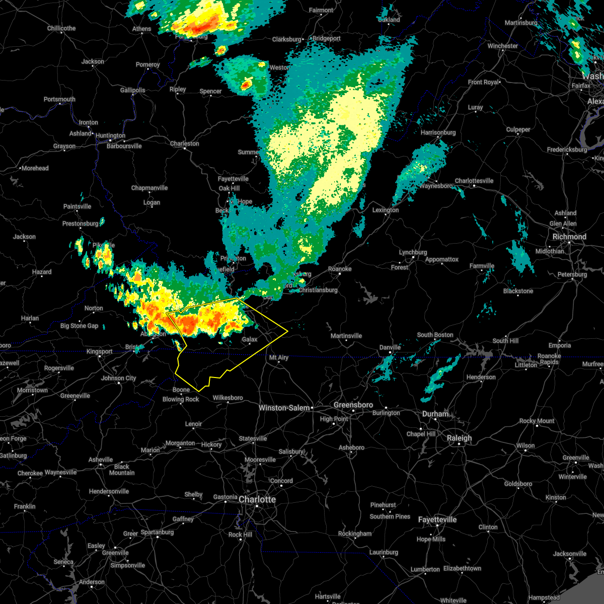 Interactive Hail Maps Hail Map for Hillsville, VA