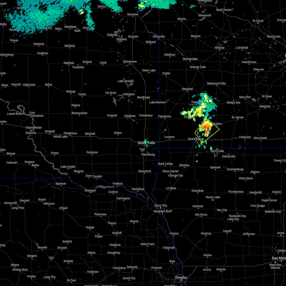 Interactive Hail Maps Hail Map for Windom, MN