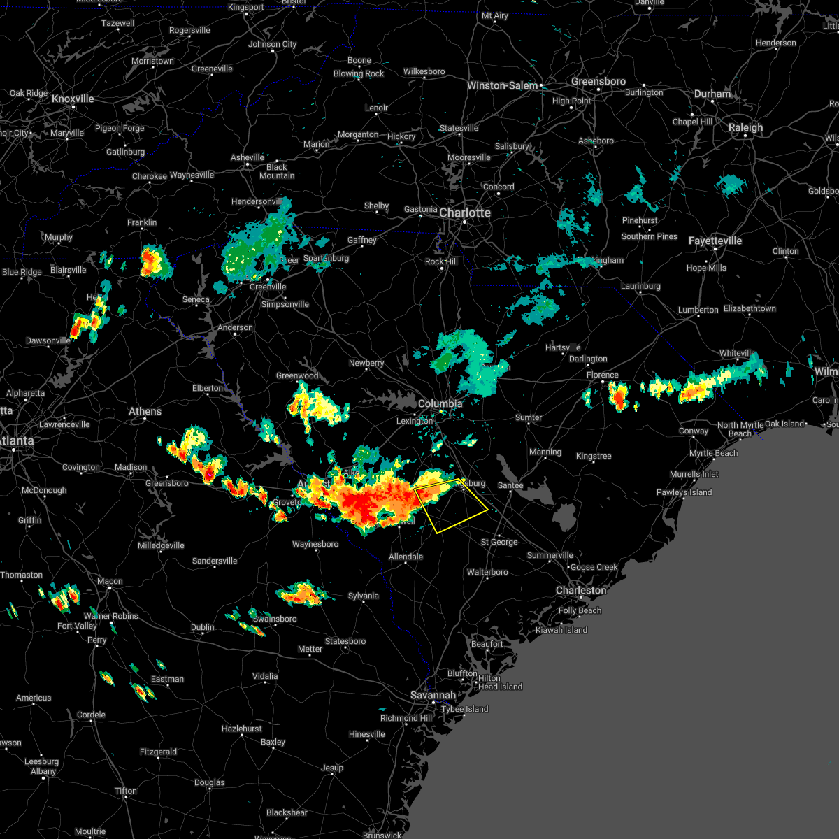 Interactive Hail Maps Hail Map for Denmark, SC
