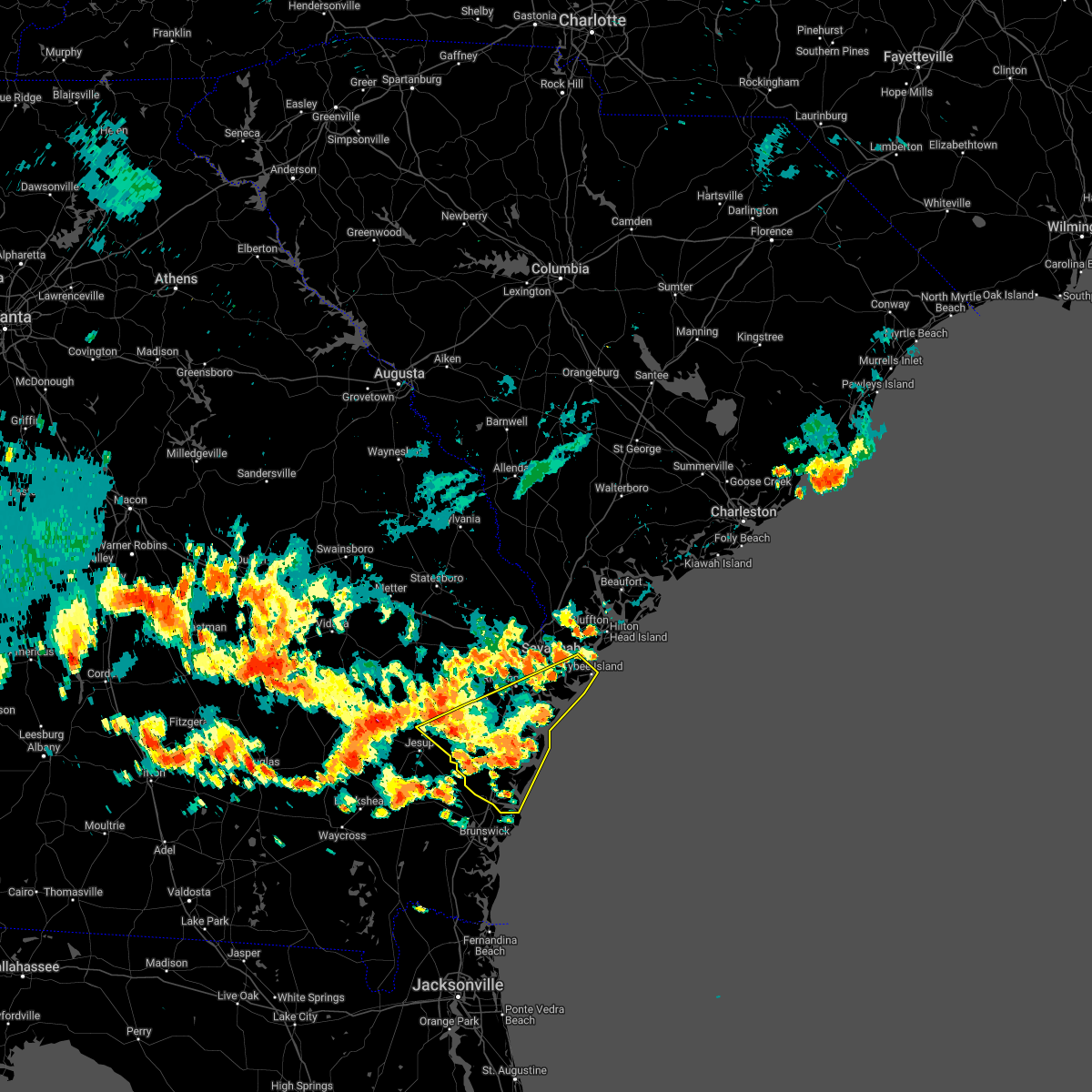 Interactive Hail Maps Hail Map for Ludowici, GA