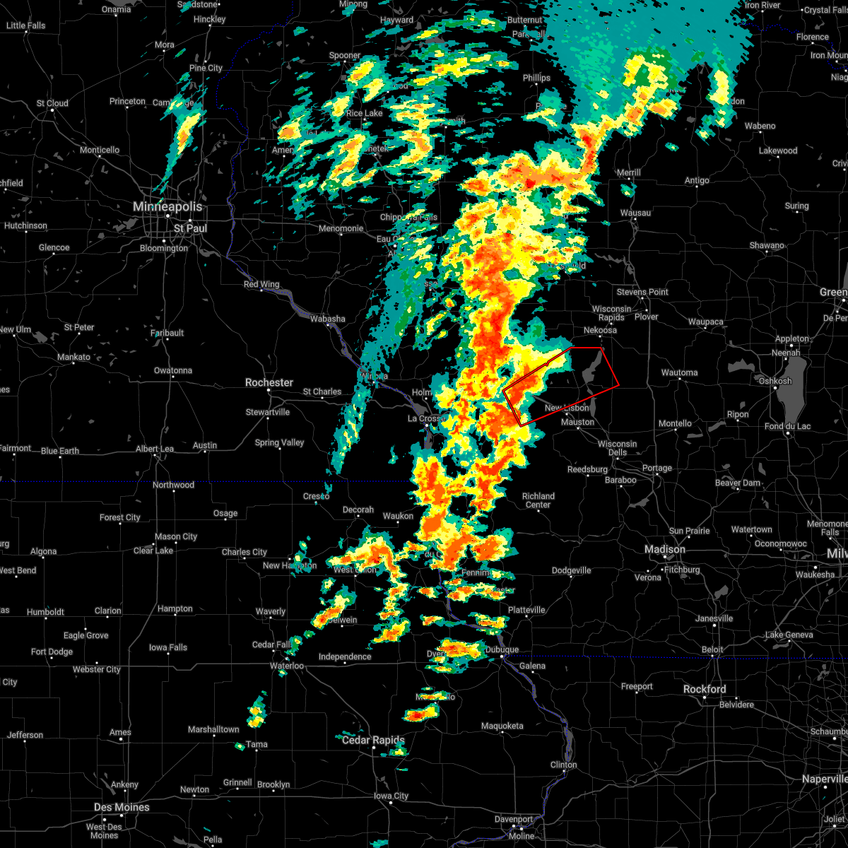 Interactive Hail Maps Hail Map for Arkdale, WI