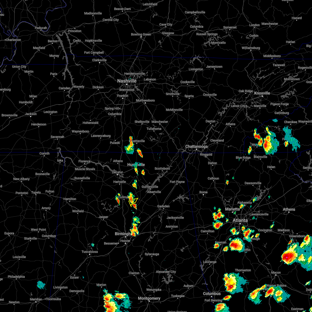 Interactive Hail Maps Hail Map for Holly Pond, AL