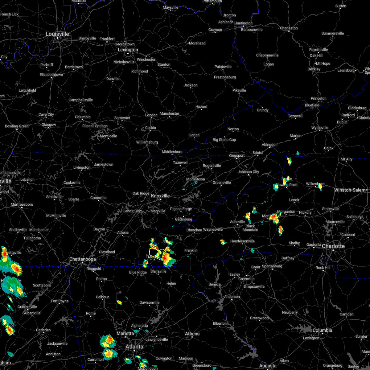 Interactive Hail Maps Hail Map for Andrews, NC