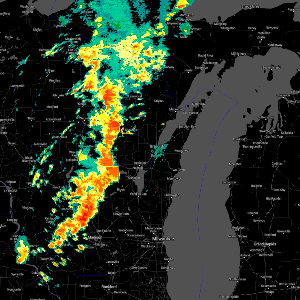 Interactive Hail Maps Hail Map for Redgranite, WI