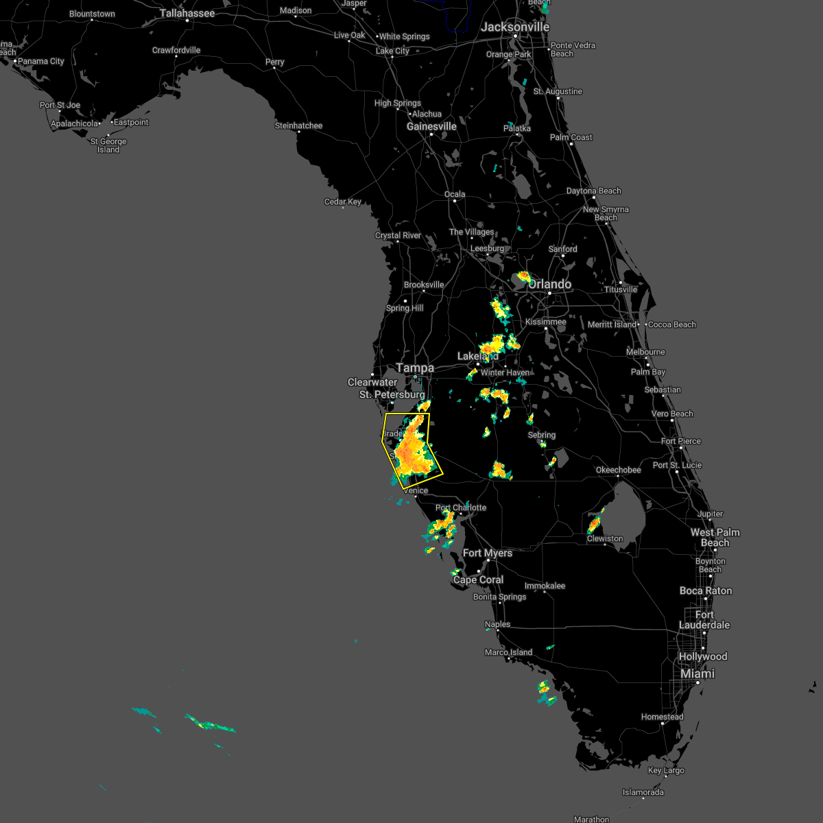 Interactive Hail Maps Hail Map for Bradenton, FL
