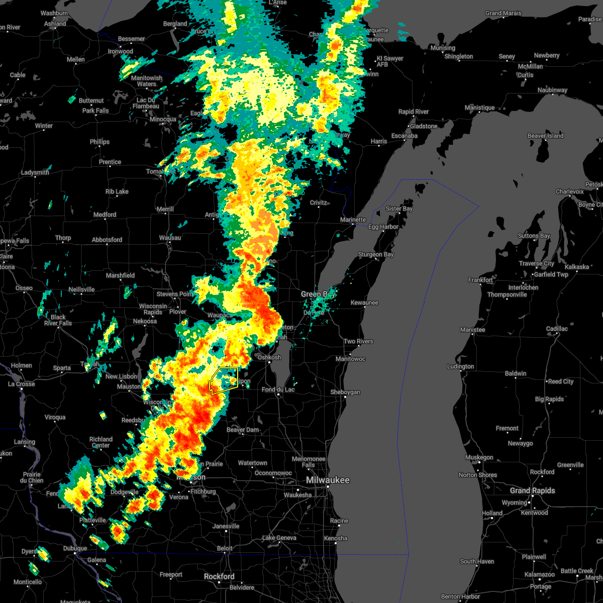 Interactive Hail Maps Hail Map for Princeton, WI