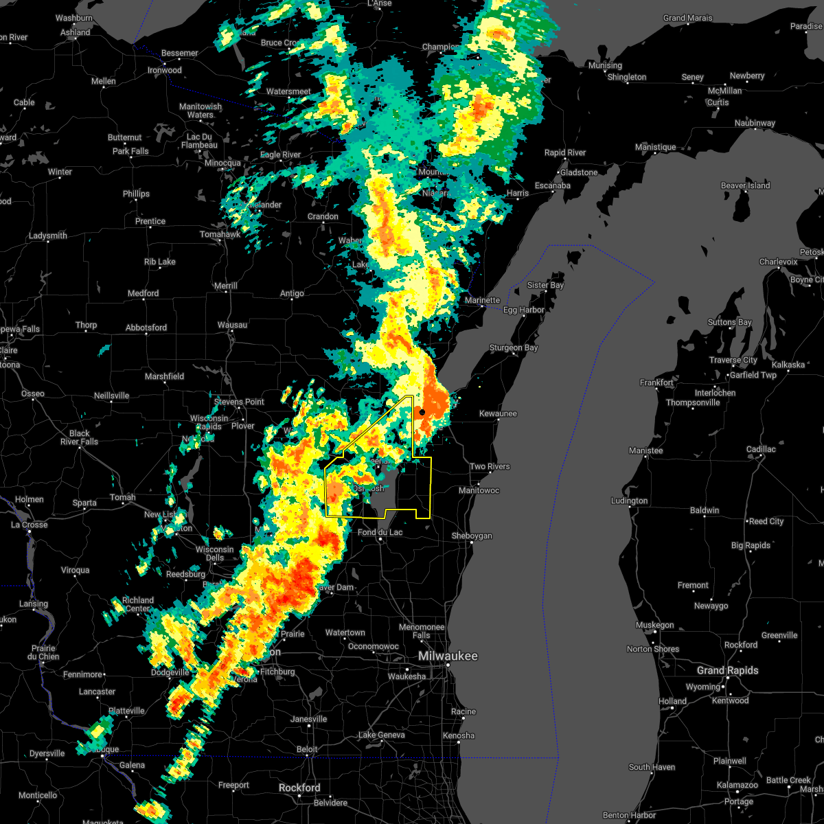 Interactive Hail Maps Hail Map for Appleton, WI