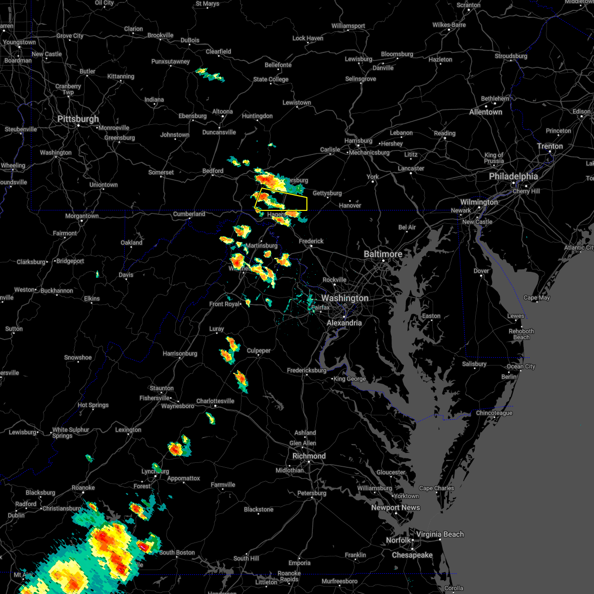 Interactive Hail Maps Hail Map for Mont Alto, PA