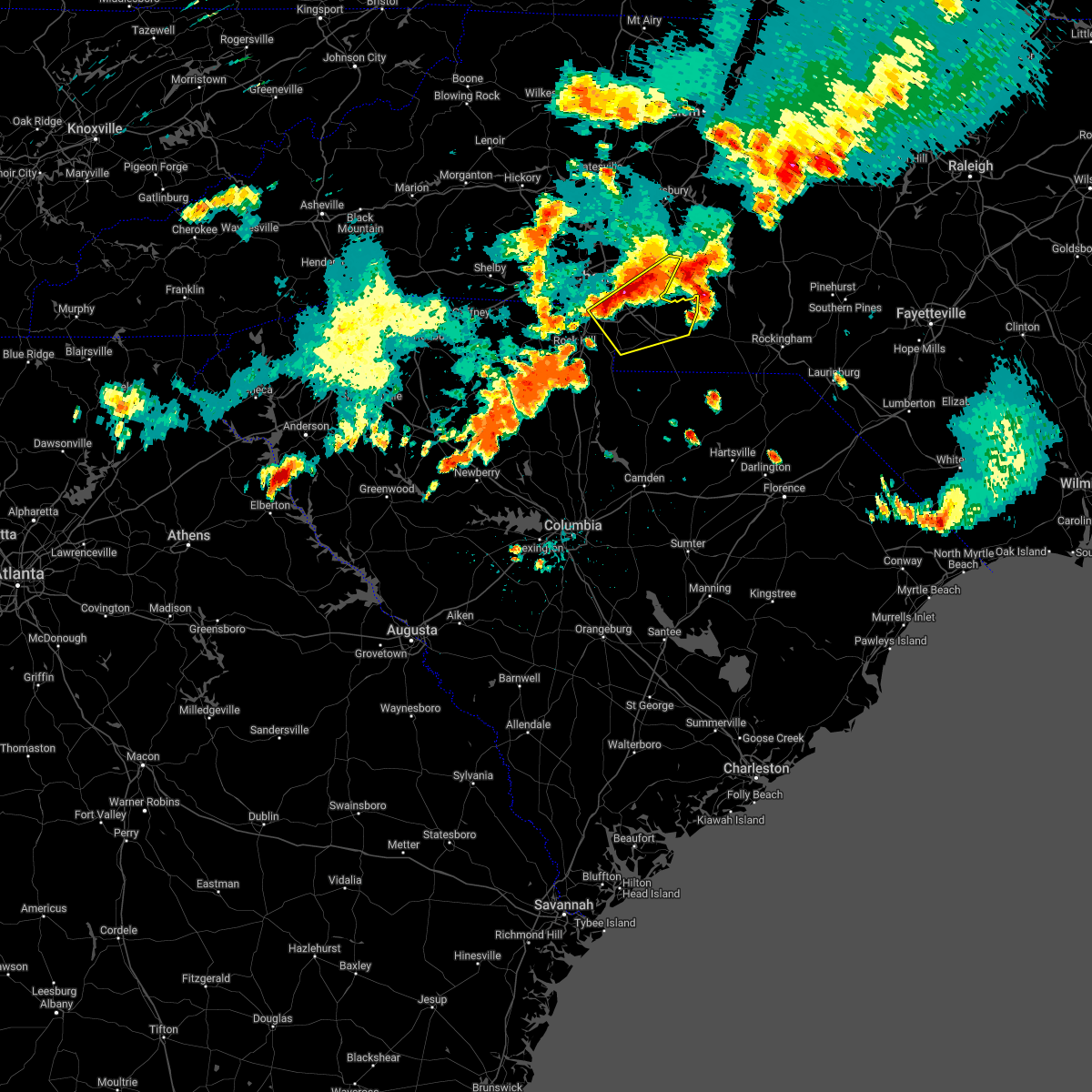 Interactive Hail Maps Hail Map for Charlotte, NC