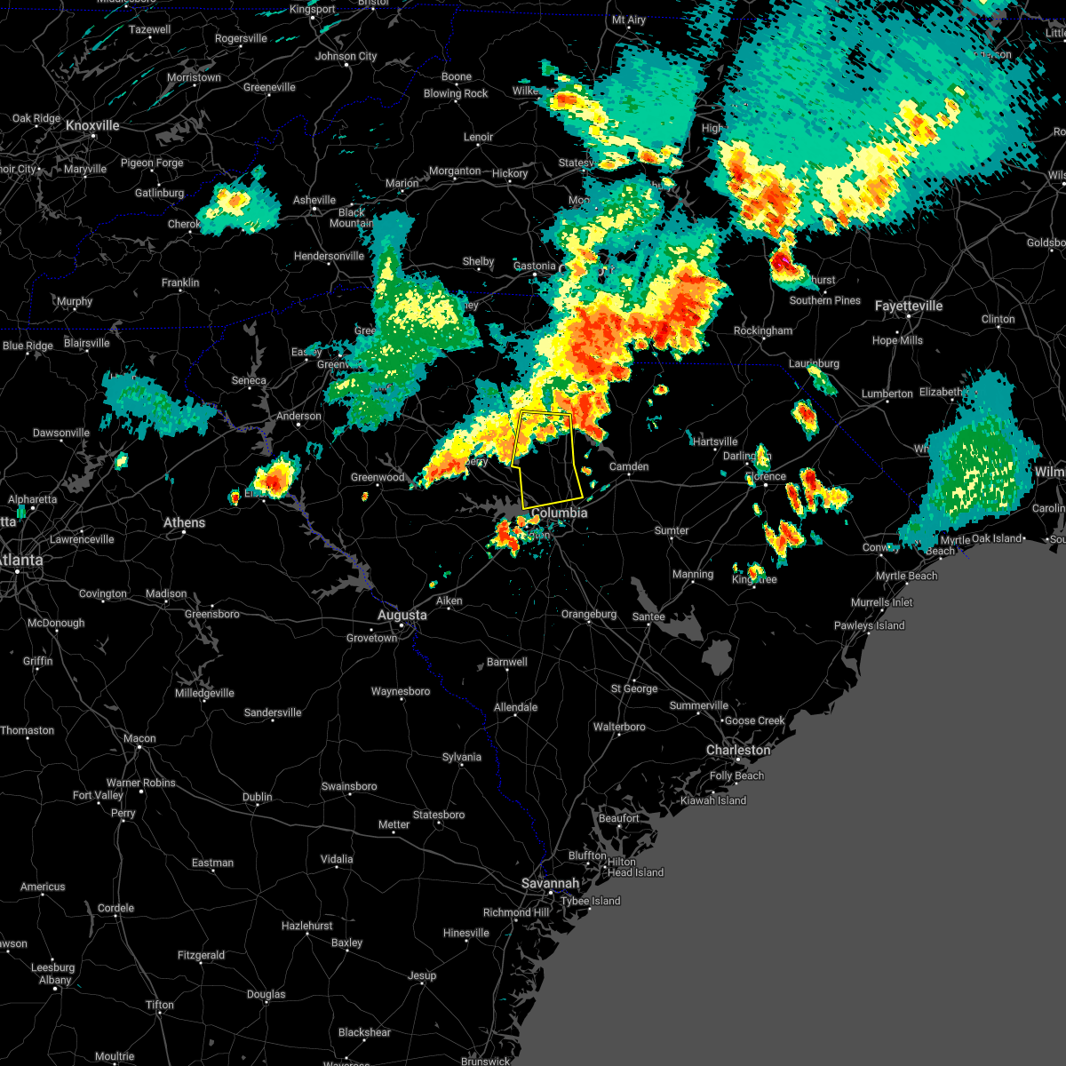 Interactive Hail Maps Hail Map for Blythewood, SC