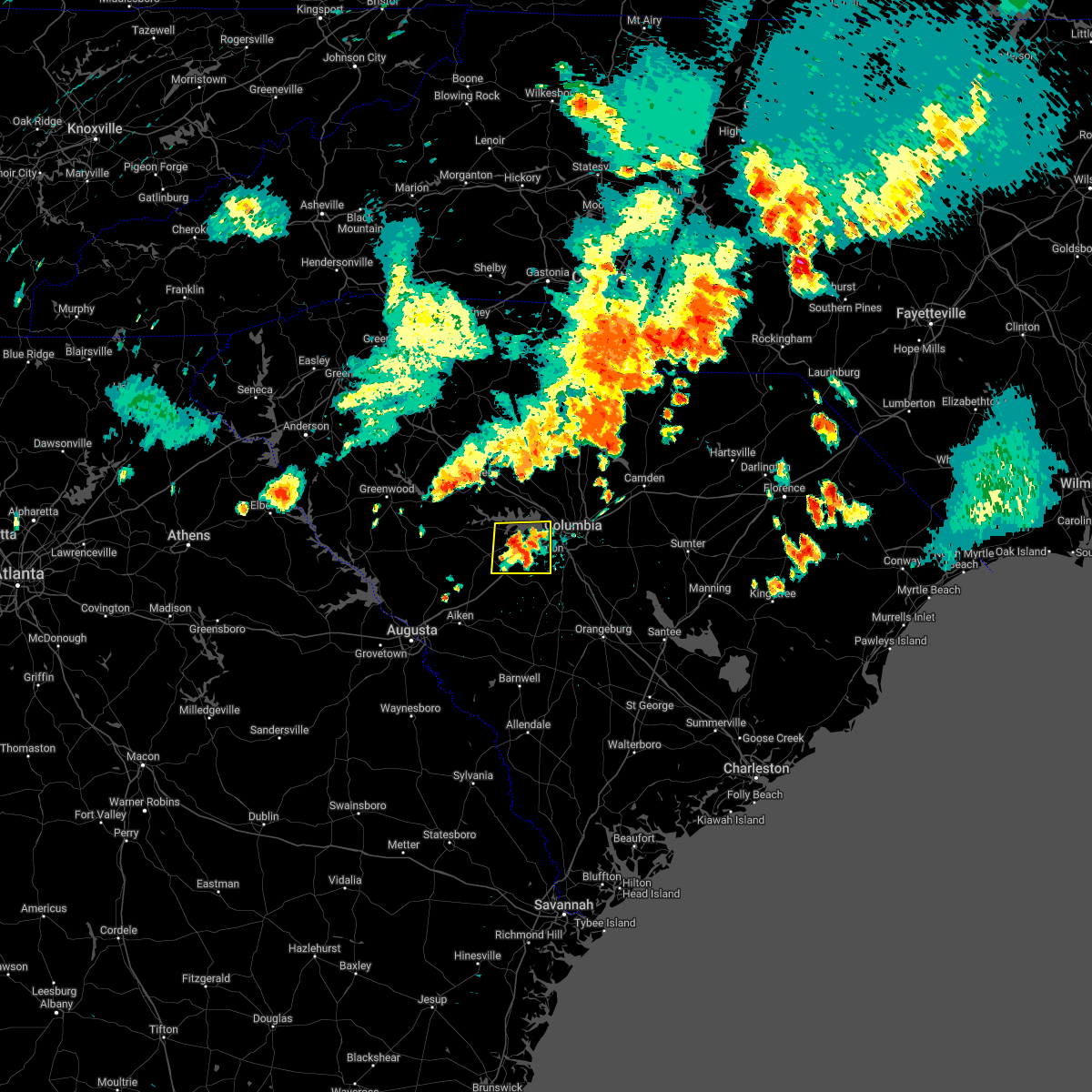 Interactive Hail Maps Hail Map for Irmo, SC