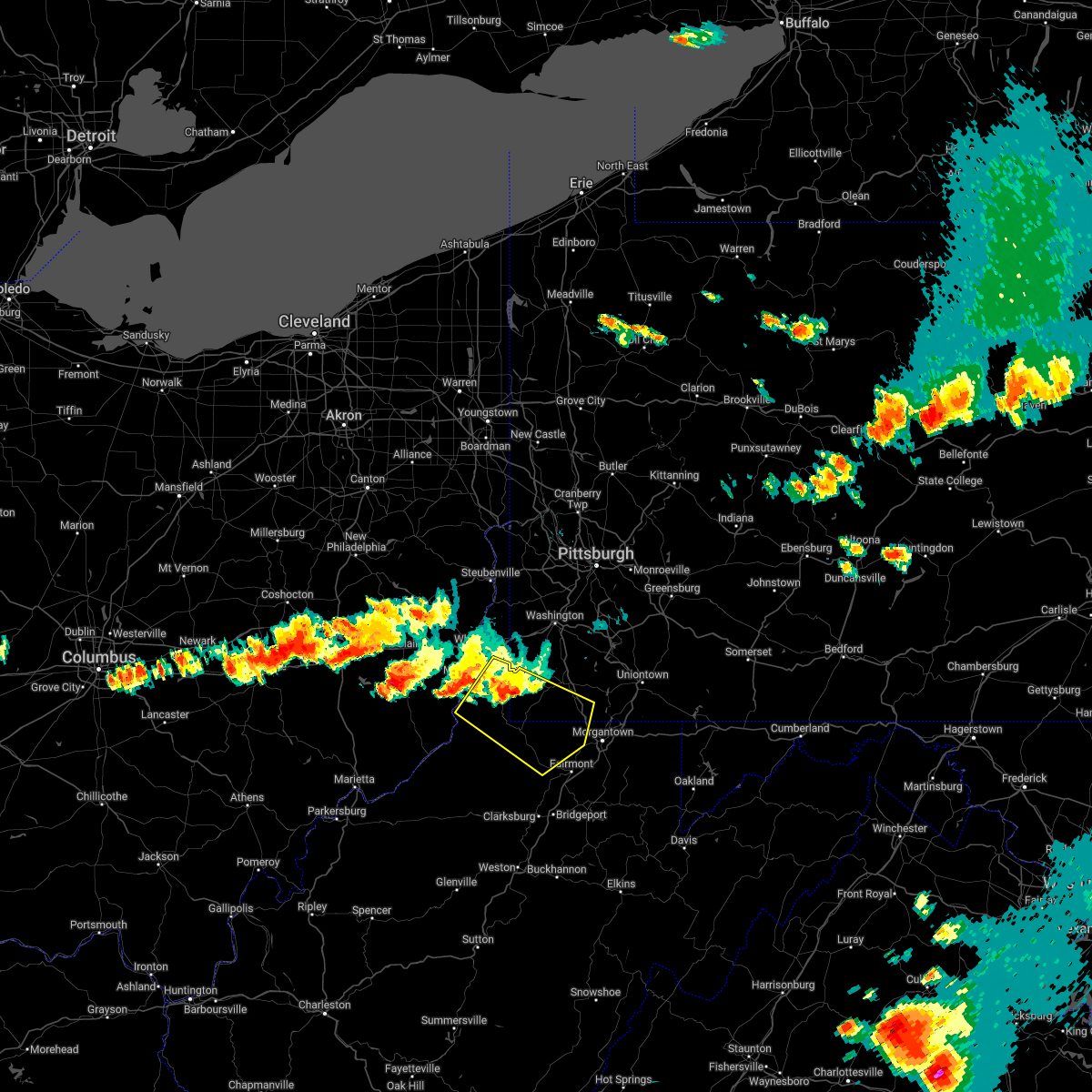 Interactive Hail Maps Hail Map for Mannington, WV