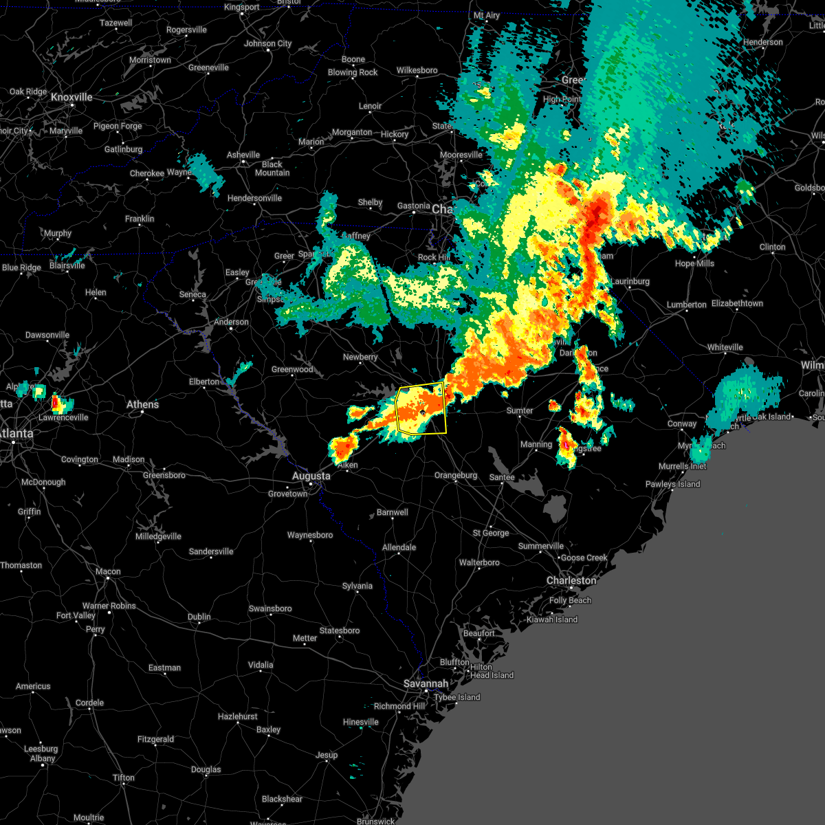 Interactive Hail Maps Hail Map for West Columbia, SC
