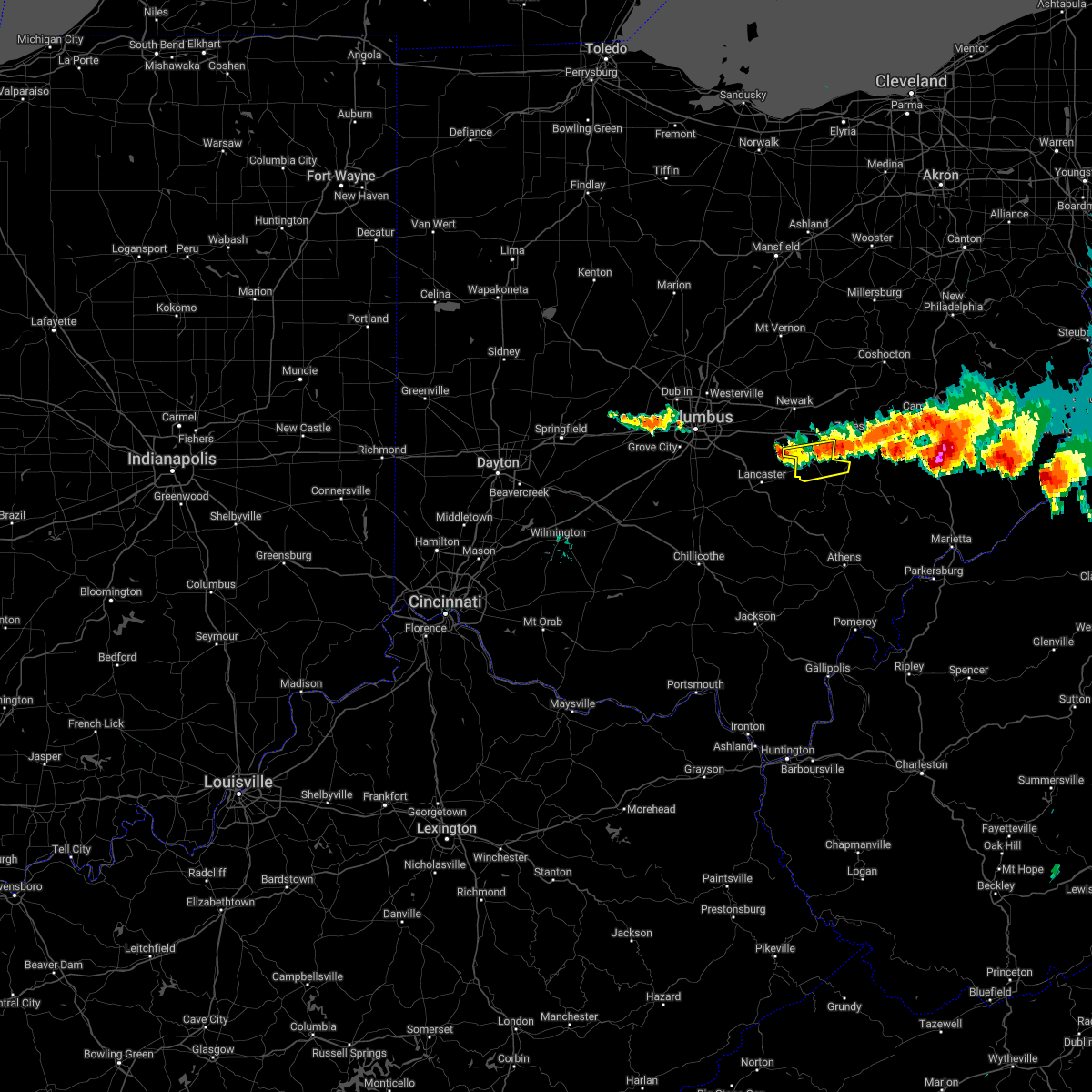 Interactive Hail Maps Hail Map for Glenford, OH