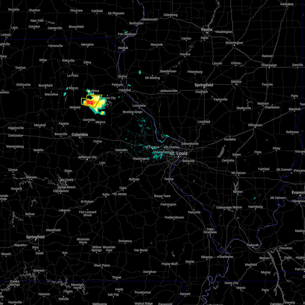Interactive Hail Maps Hail Map for Paris, MO