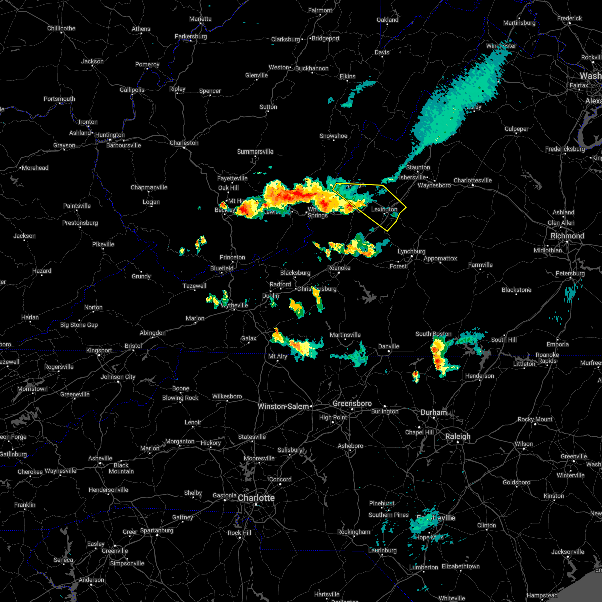 Interactive Hail Maps Hail Map for Buena Vista, VA