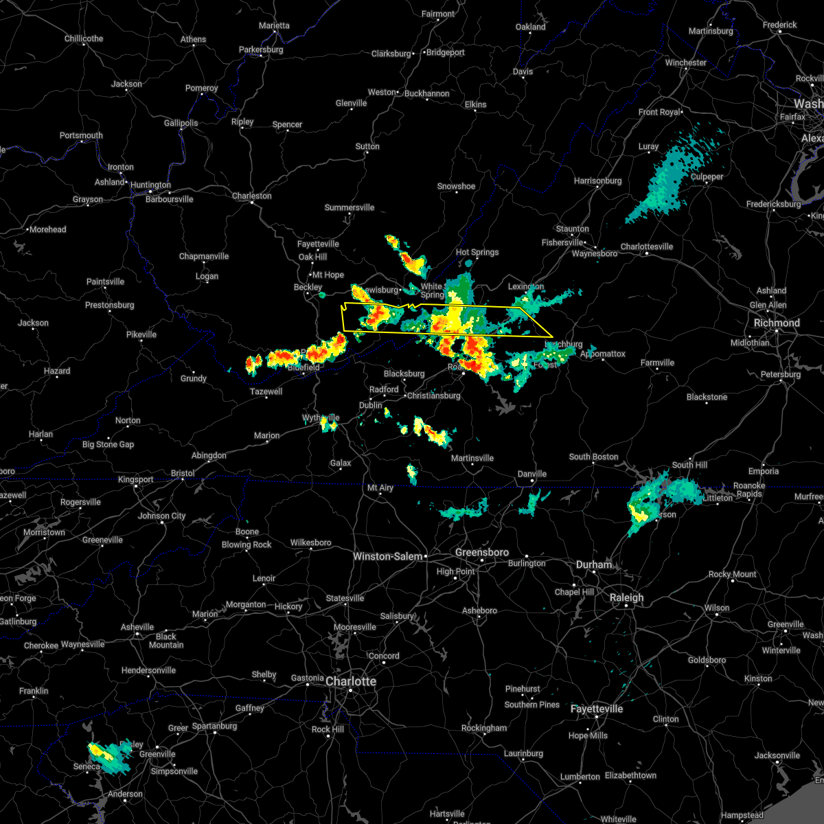 Interactive Hail Maps Hail Map for Glasgow, VA