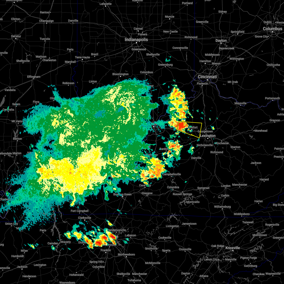 Interactive Hail Maps Hail Map for Frankfort, KY