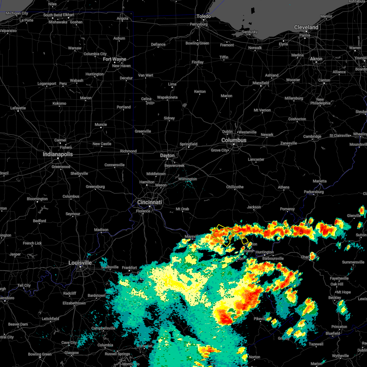 Interactive Hail Maps Hail Map for Franklin Furnace, OH