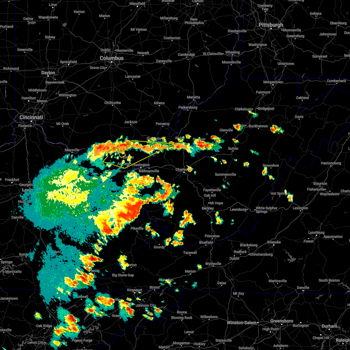 Interactive Hail Maps Hail Map for Franklin Furnace, OH