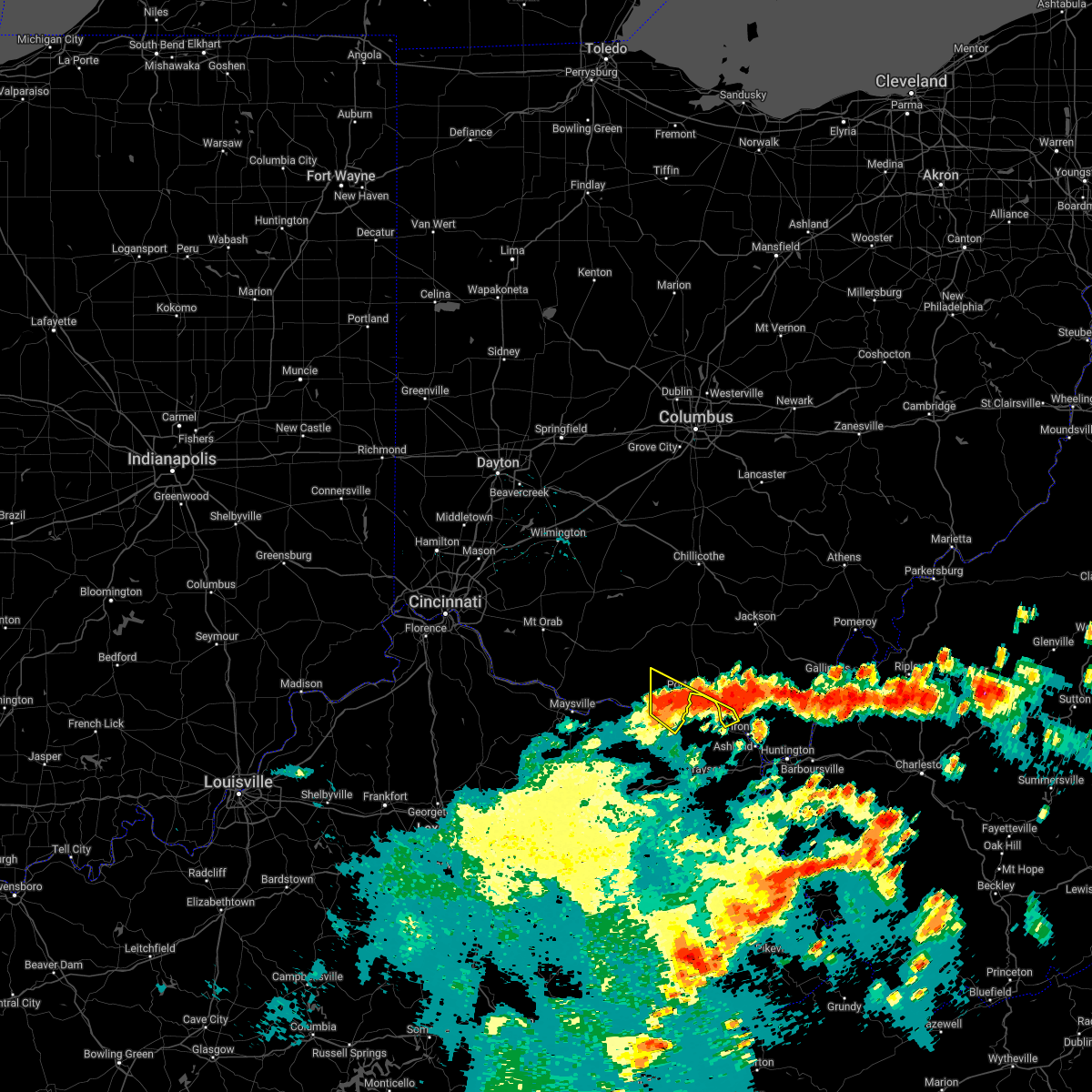 Interactive Hail Maps Hail Map for Franklin Furnace, OH